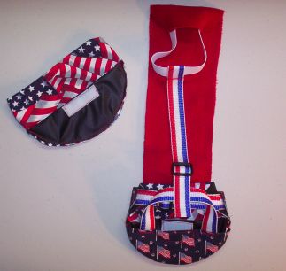 Red, White & Blue Goose Diaper Set